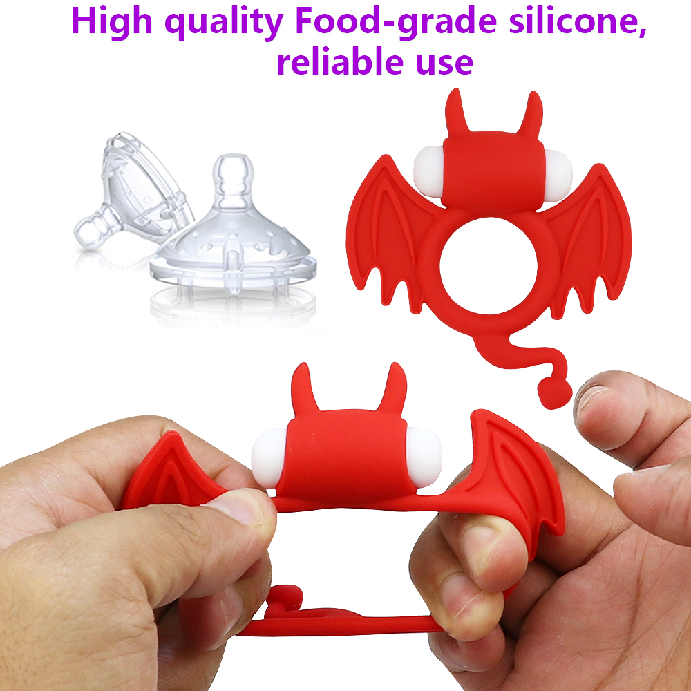 Batman Silicone Vibrating Penis Ring