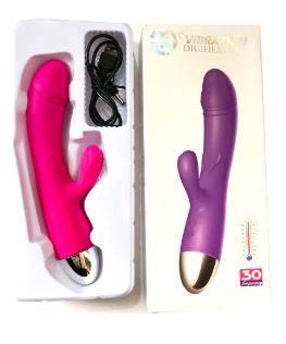 30 Frequency Pattern Vibration USB Rechargeable Rabbit Vibrator