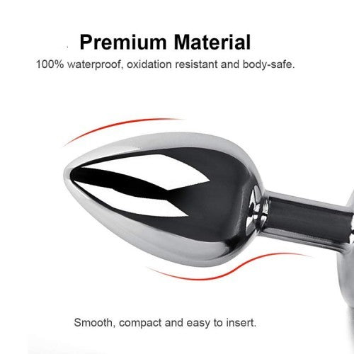 Stainless Steel Head Premium Smooth Fox Tail