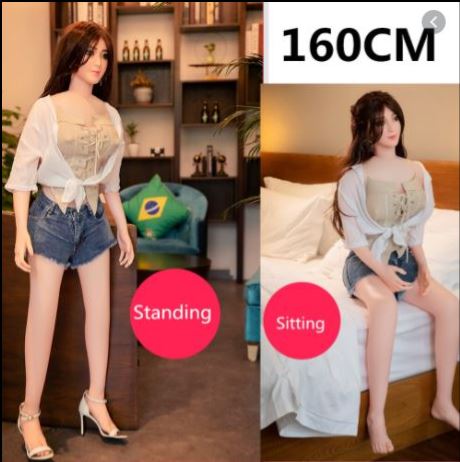 Angel Whity Semi Silicone Love Doll