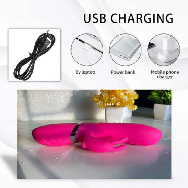 AVA Multispeed Vibration USB Rechargeable Rabbit Vibrator