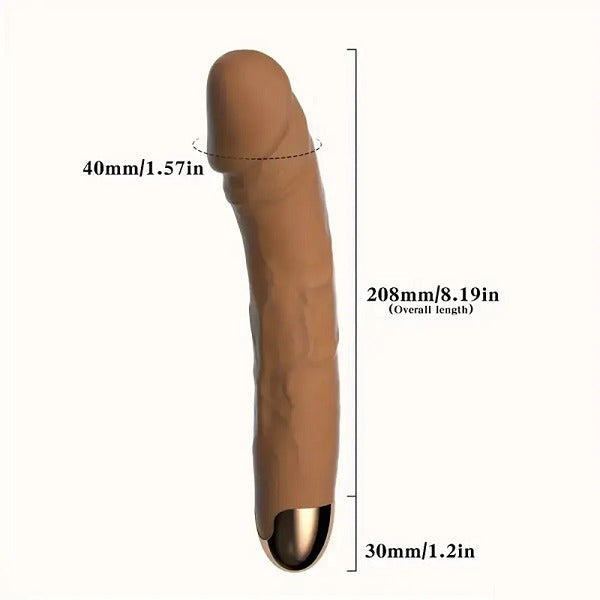 8 Inch Rotating Head 10 Pattern G Spot Vibrator