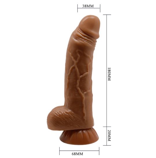 Baile Angelo 7.8 Inch Silicone Dildo