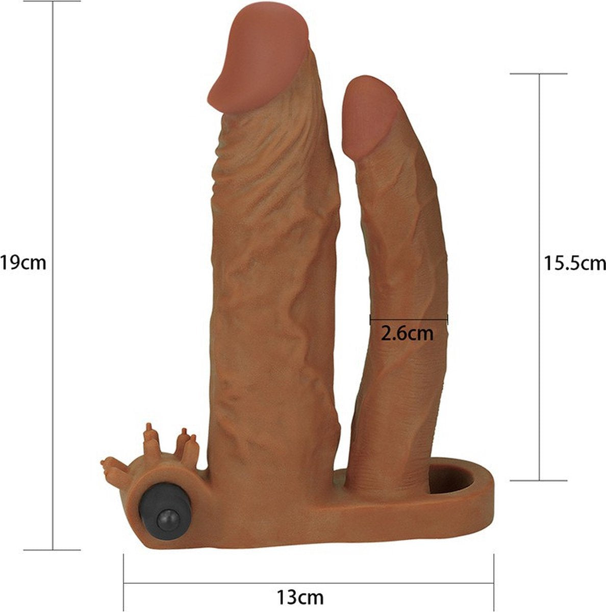 Lovetoy Vibrating Double Penis Sleeve