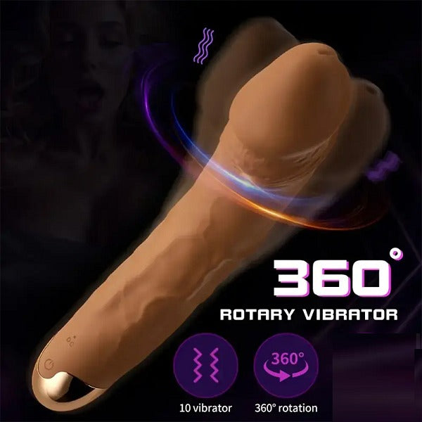 8 Inch Rotating Head 10 Pattern G Spot Vibrator