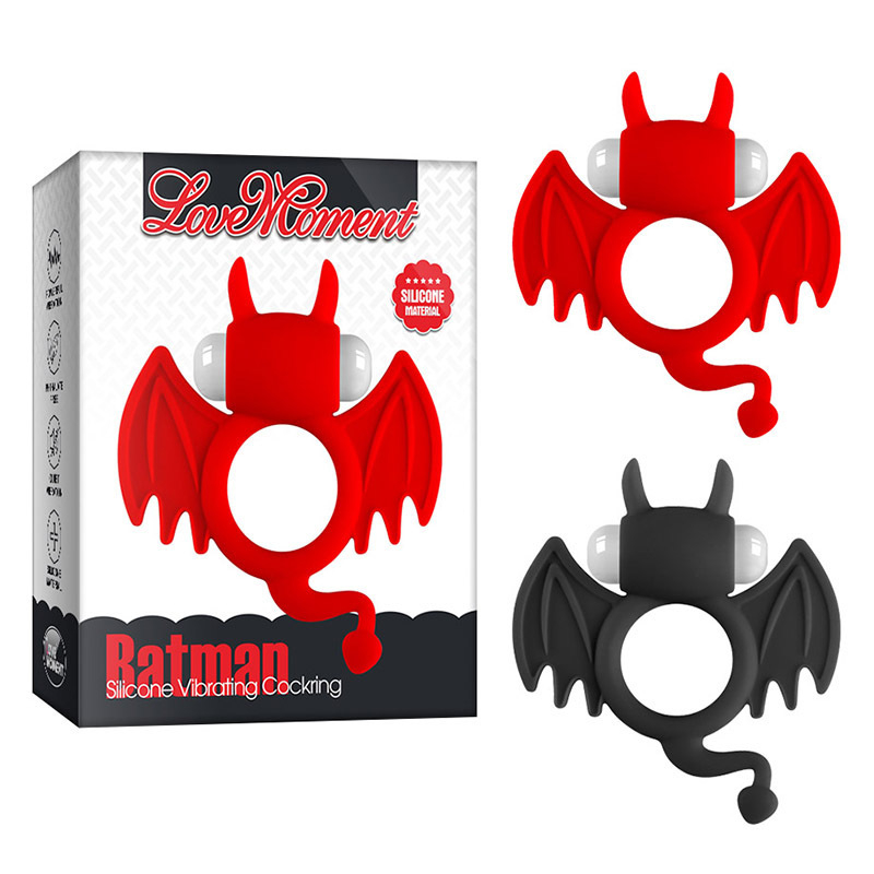 Batman Silicone Vibrating Penis Ring