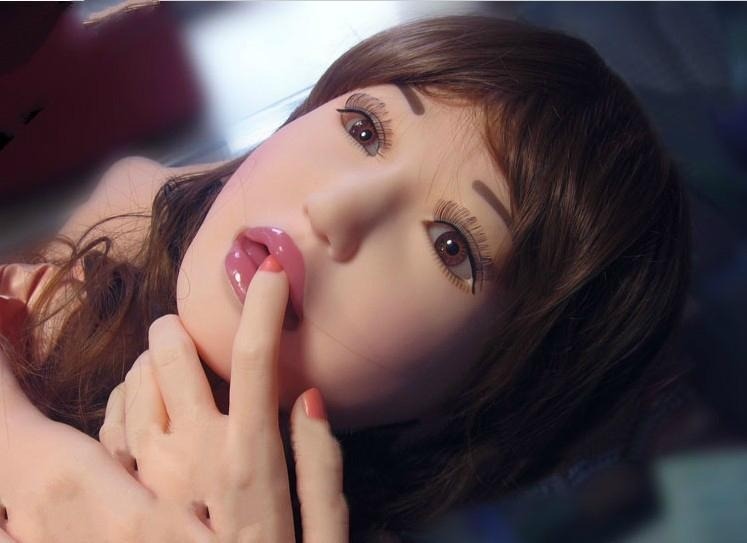Sexy In Black Semi Silicone Love Doll