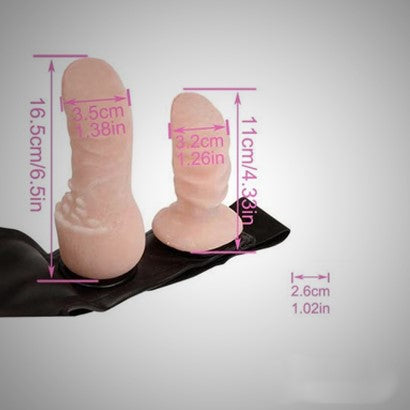 Lesbian Dual Solid Strap on Dildo