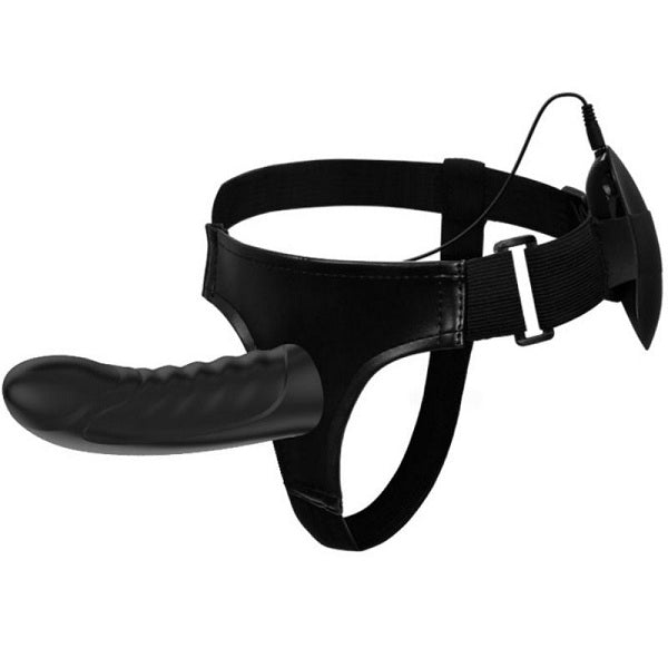 Pretty Love Remote Vibrating Hollow Strap On Dildo