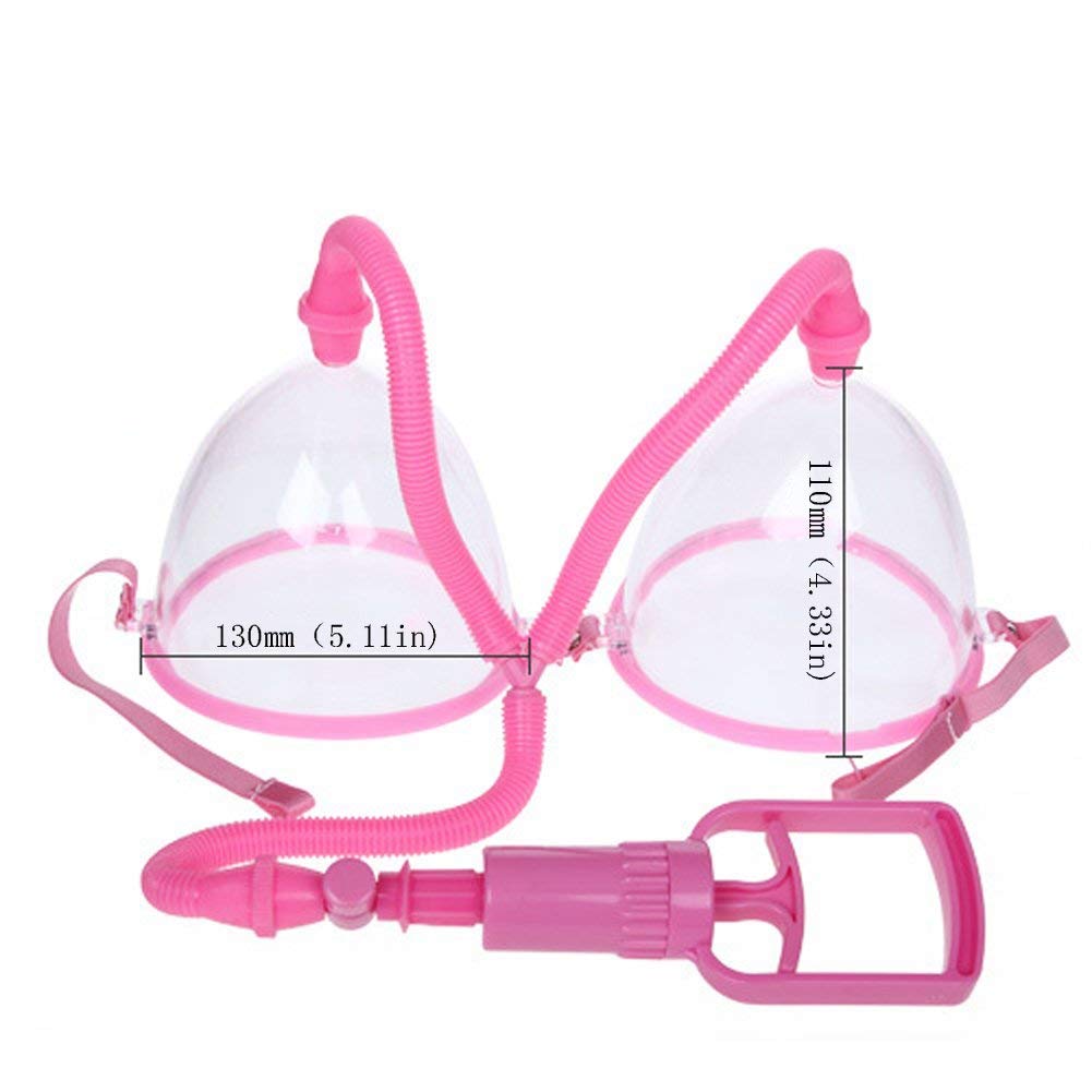 Manual Dual Suction Cupping Breast Enlargement Pump