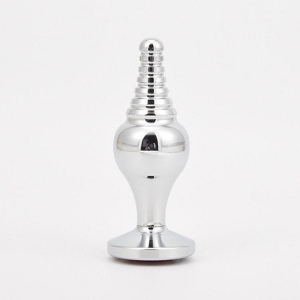 Designed Head Premium Stainless Steel Butt Plug