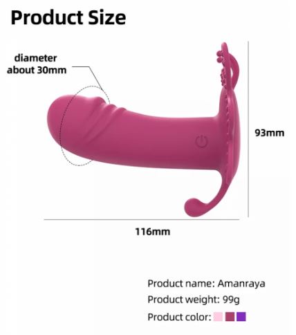 Amanraya Remote Control Jump Egg G Spot Panty Vibrator