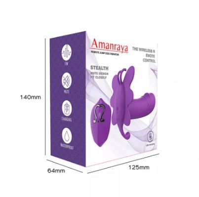 Amanraya Remote Control Jump Egg G Spot Panty Vibrator
