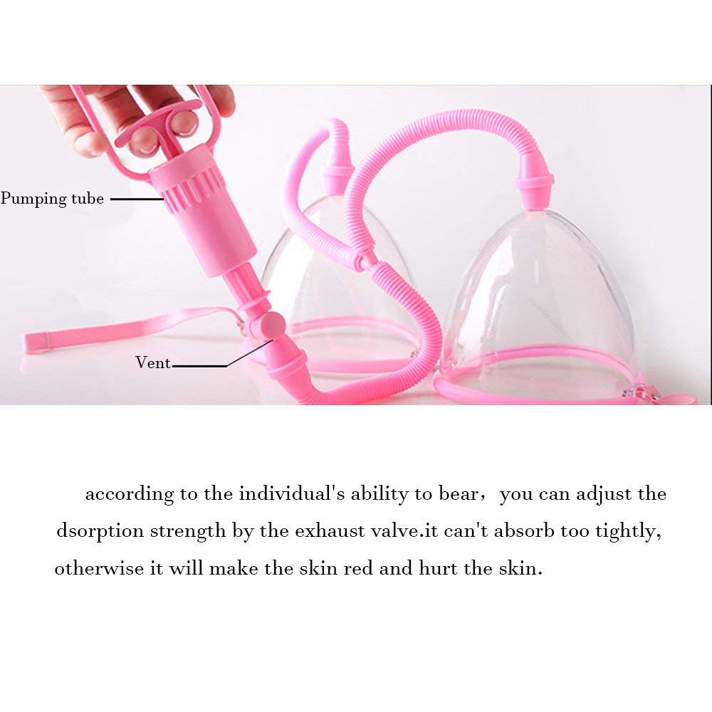 Manual Dual Suction Cupping Breast Enlargement Pump