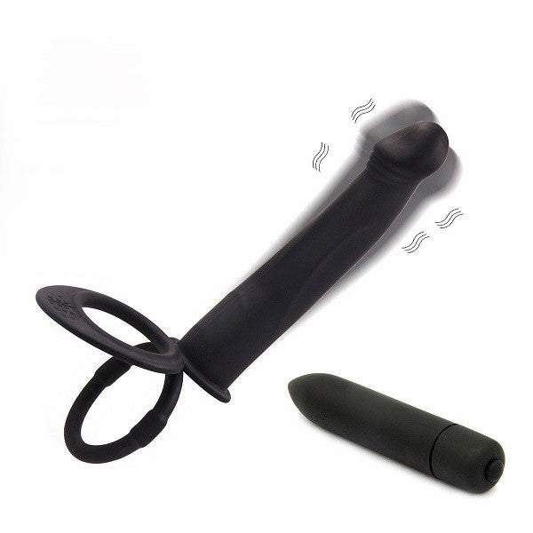 Double O Fun Vibrating Anal Strap