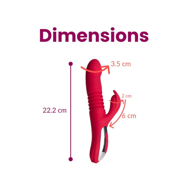 12 Vibration Pattern Strech Up & Down Luxury Vibrator