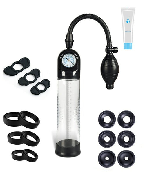 Meter Gauge Trigger Grip Penis Pump