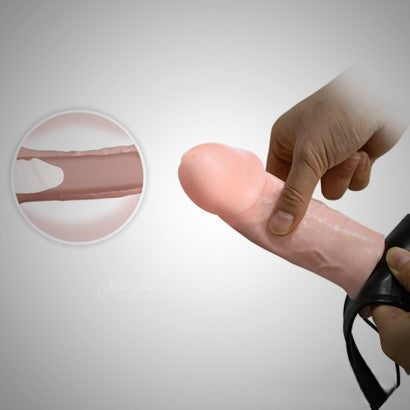 Skin Realistic Hollow Strap On Dildo