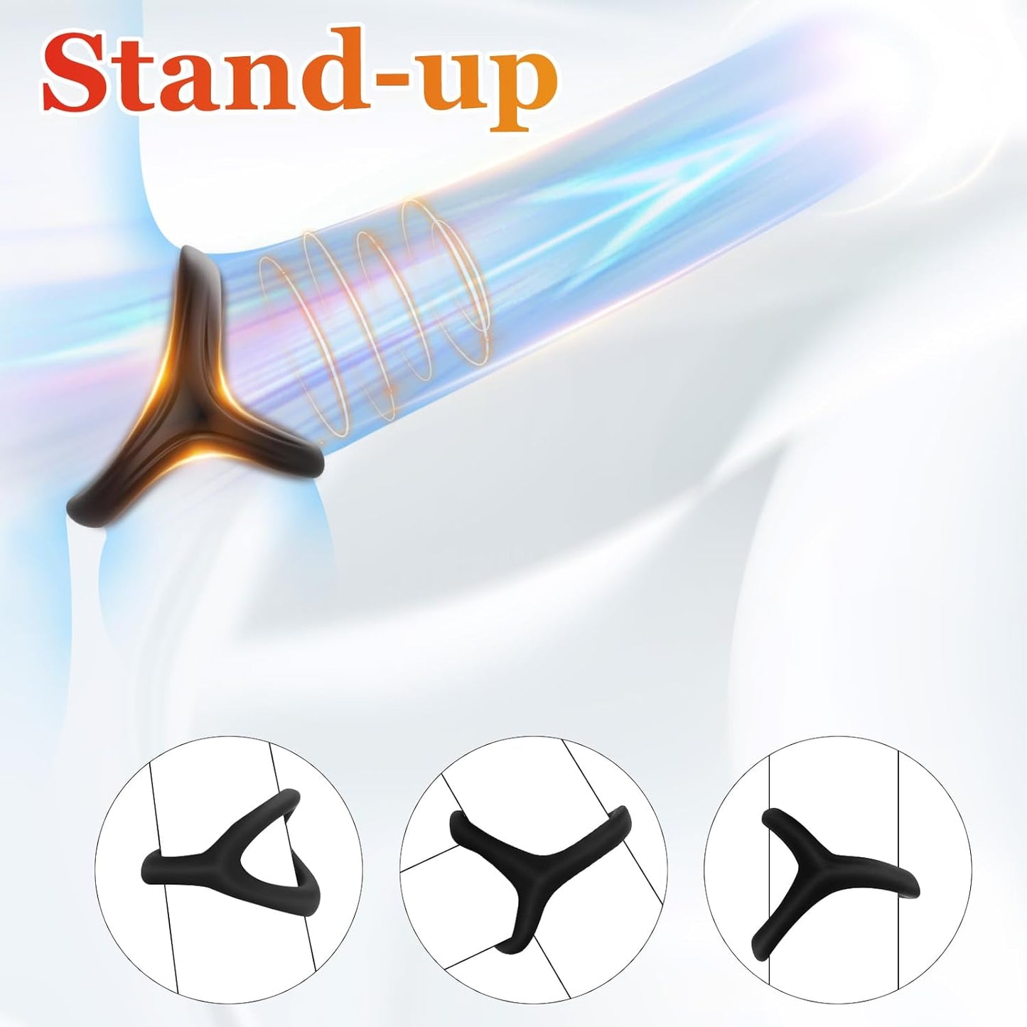 Triangle Silicone Penis Ring For Longer Erection
