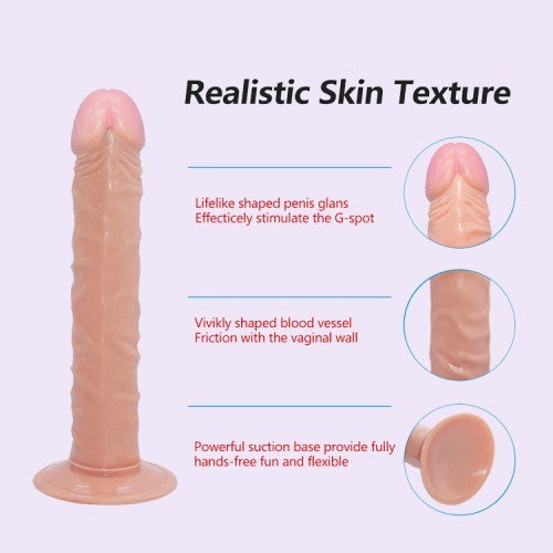 8.5 inches Adjustable Solid Strap on Dildo