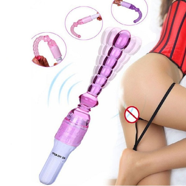 Flexible Jelly Vibrating Anal Bead