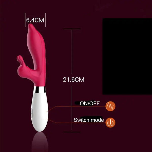 Double Shock Dual Barbed G Spot Vibrator