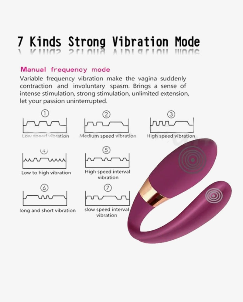 Dibe U Shaped G Spot Remote Smart Vibrator
