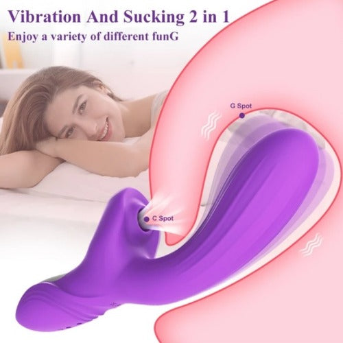Caesar Suction 10 Pattern Multispeed Rabbit Vibrator