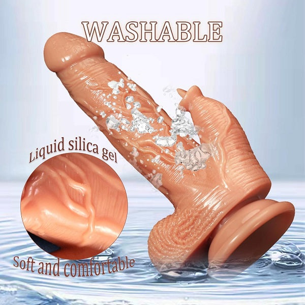 Joyman Wireless Remote Up-Down Heating Vibrating Dildo