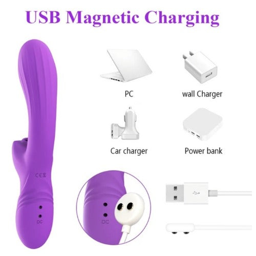 Caesar Suction 10 Pattern Multispeed Rabbit Vibrator