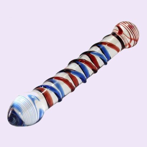Double Ended Beaded Glass Dildo