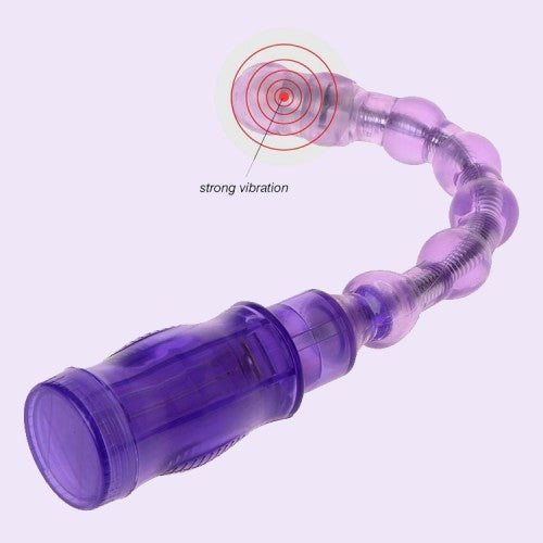 6 Frequency Jelly Vibrating Anal Bead