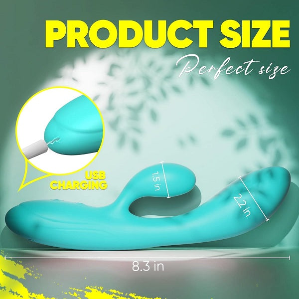 Lesy Clitoral Stimulator 10 Pattern Multispeed Rabbit Vibrator