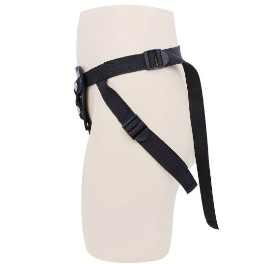 Harness Fit Black Strap on Dildo Belt