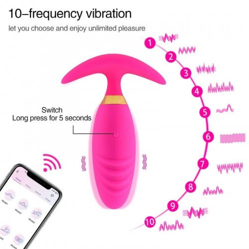 Jupiter App Control Vibrating Butt Plug