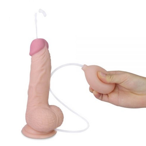 Soft Water Ejaculation 8 Inch Realistic Dildo