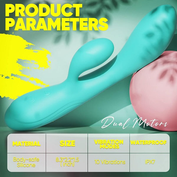 Lesy Clitoral Stimulator 10 Pattern Multispeed Rabbit Vibrator
