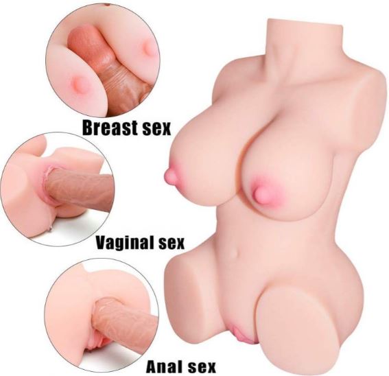 Cross Leg Half Body Silicone Love Doll