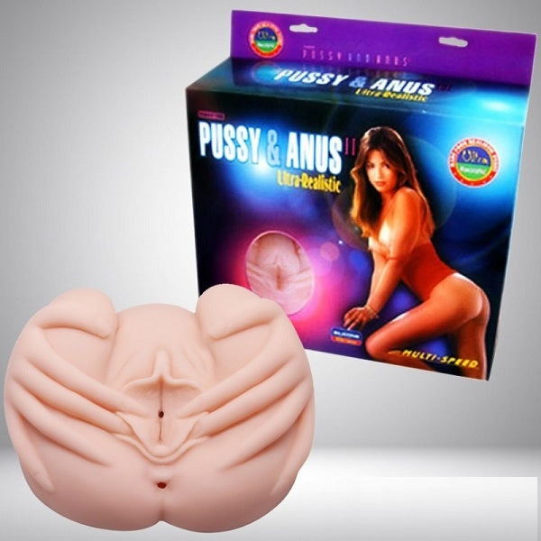 Pussy & Ass Vibrating Big Masturbator