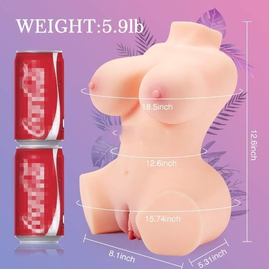 Cross Leg Half Body Silicone Love Doll