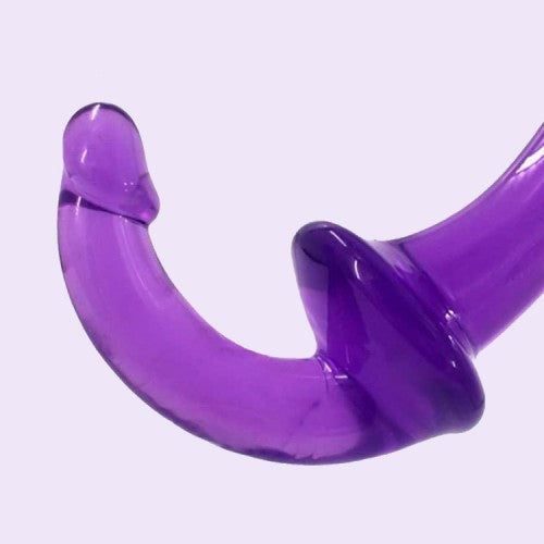 Transparent Revolver Double Ended Realistic Dildo