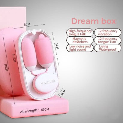 Magical 2-in-1 Egg & Licker Mini Vibrator