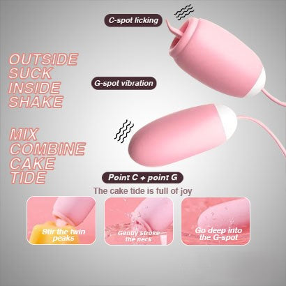 Magical 2-in-1 Egg & Licker Mini Vibrator