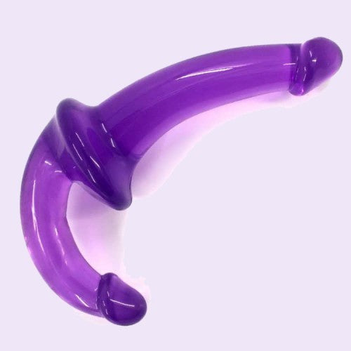 Transparent Revolver Double Ended Realistic Dildo