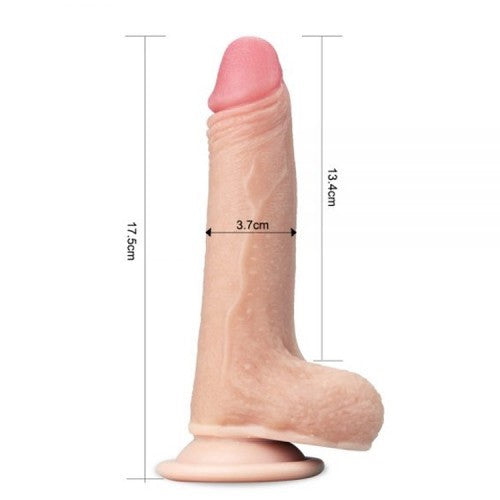 Lovetoy Dual Sliding Layer Skin 6.5 Inch Dildo
