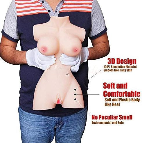 3D Hot Half Body Silicone Love Doll