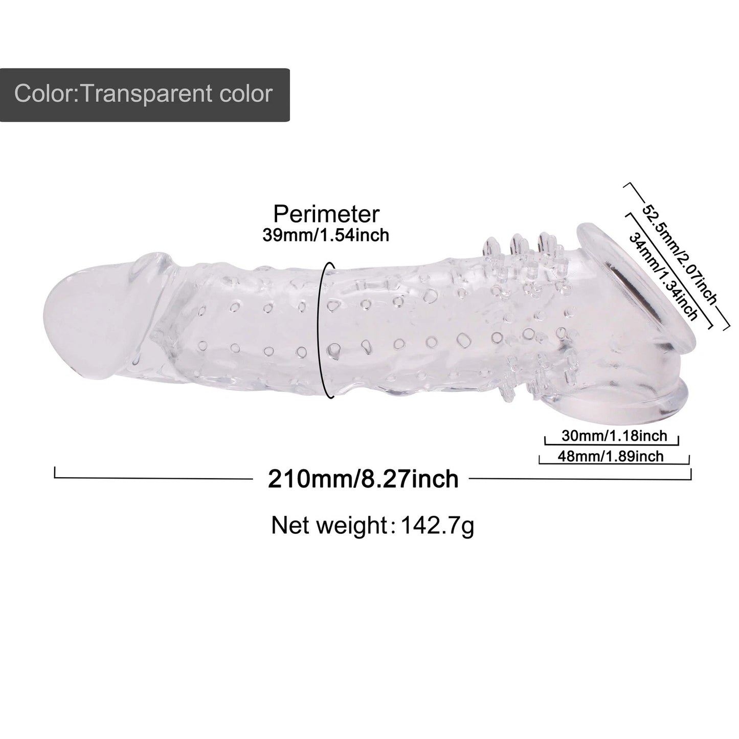 Super Thick Realistic Penis Sleeve