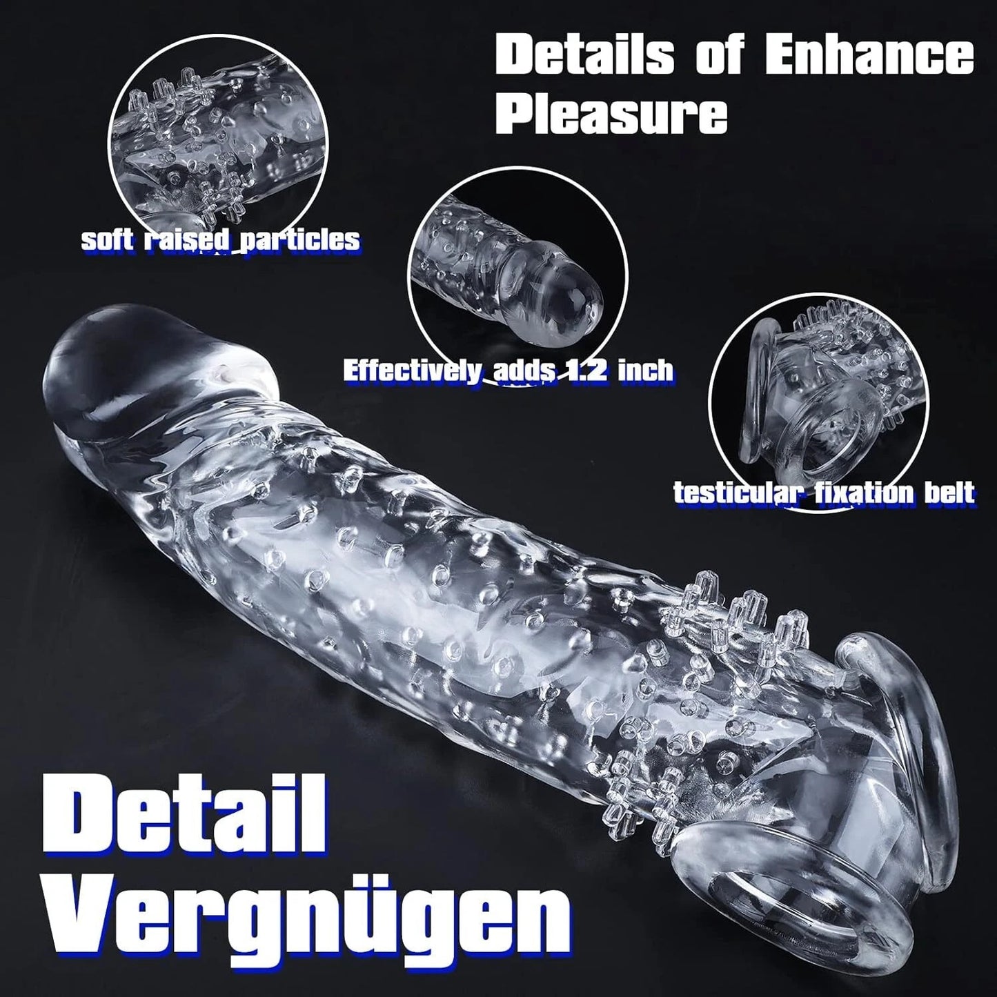 Super Thick Realistic Penis Sleeve