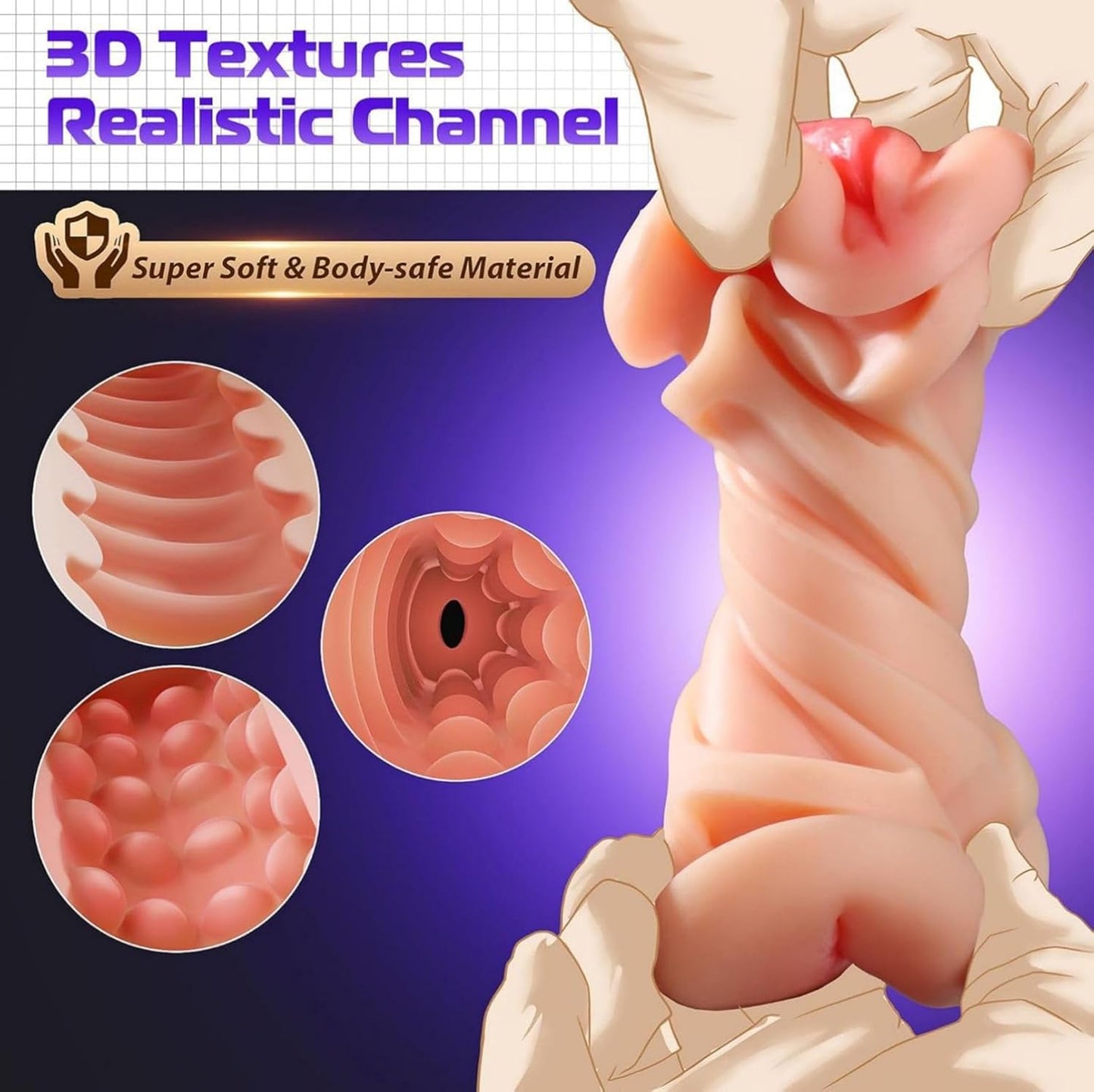 Dual Vibrating Smart Masturbator