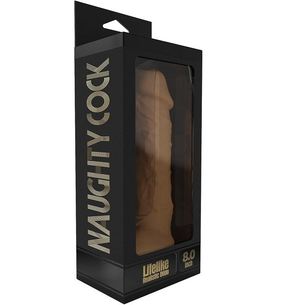 Naughty Cock 8 Inch Realistic Dildo